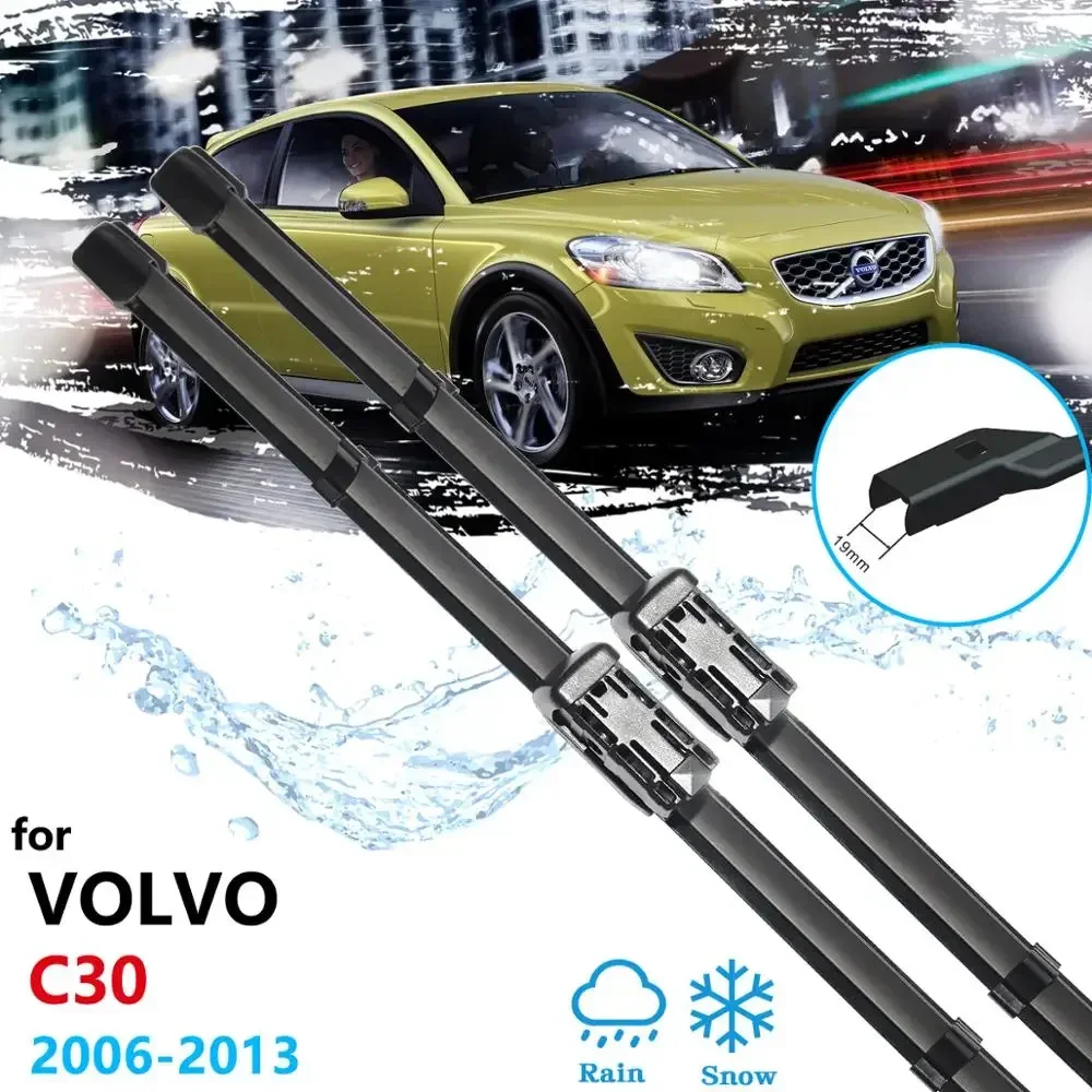 For Volvo C30 2006 2007 2008 2009 2010 2011 2012 2013 Front Windscreen Windshield Brushes Washer Car Accessories Car Wiper Blade