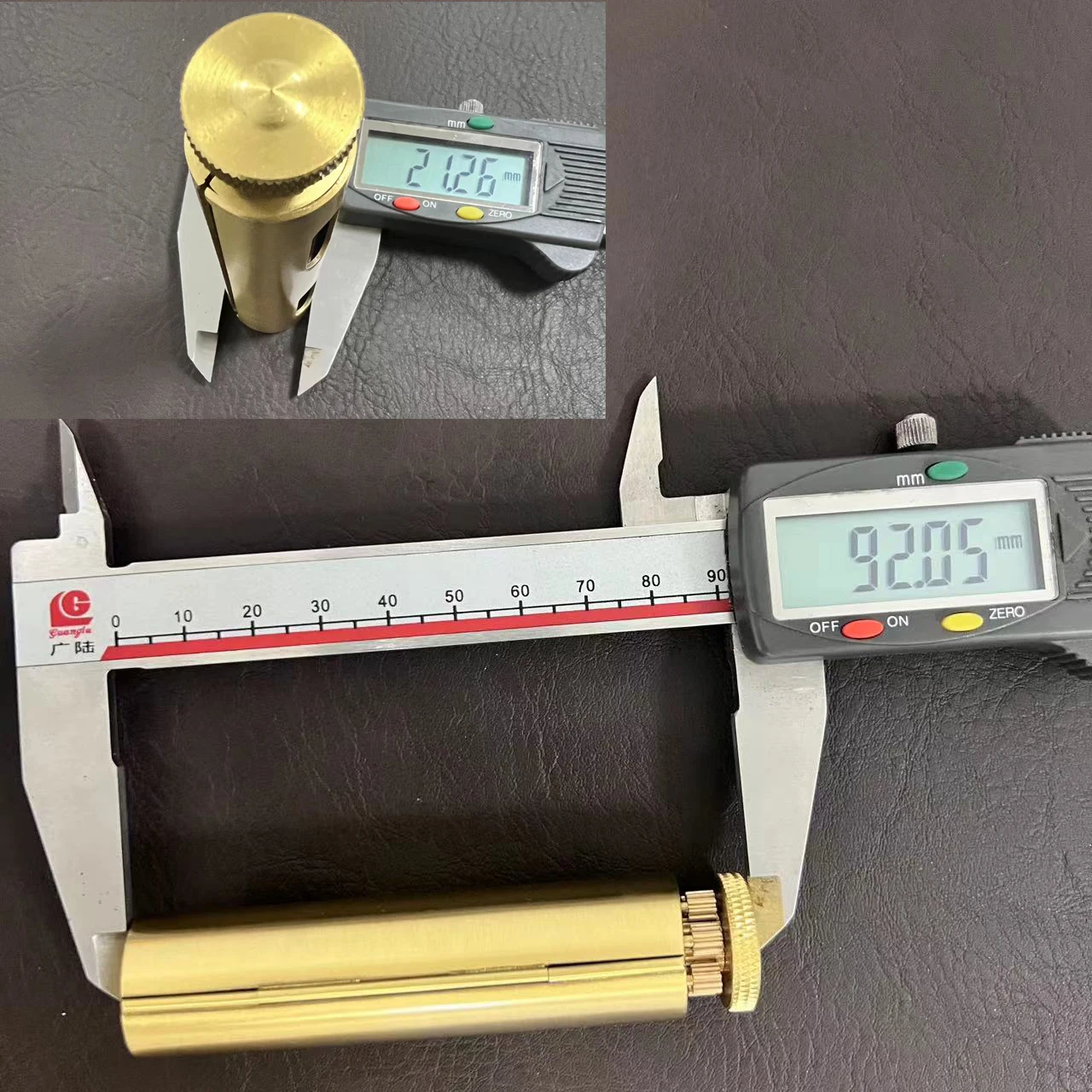 Round brass Φ6mm Cigarette Rolling Machine Antique Brass Material Manual Mechanical Nostalgia Tobacco Rolling  70MM Paper Gift - view 3