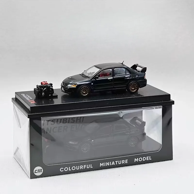 CM Model 1/64 Mitsubishi Lancer Evo 9 Plain paint modified alloy mini collector car model