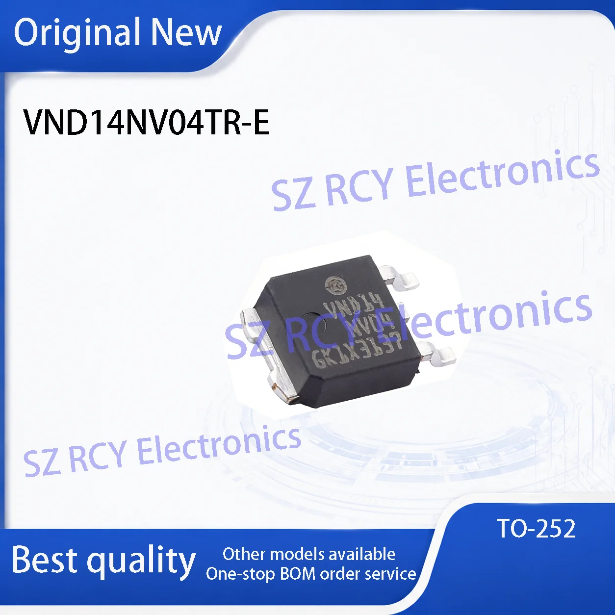 (5-30 PCS) NOVO VND14NV04TR-E VND14NV04 VND14 NV04 Interruptor eletrônico de potência TO-252 IC Chip