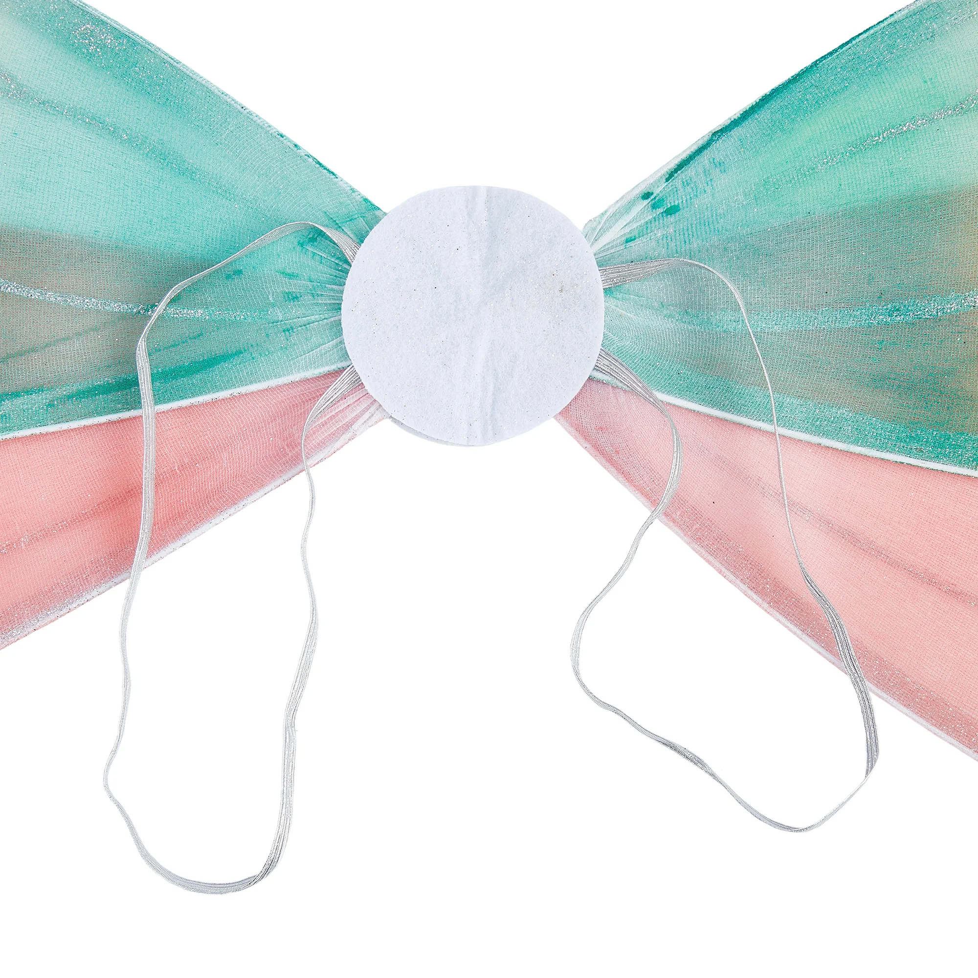 Colorful Dragonfly Wings with Glittery Edges for Kids Shiny Elf Wings Fairy Costume Accessories for Party