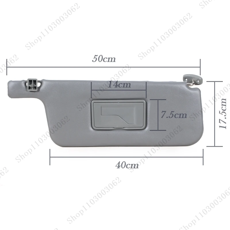 Car Internal Sunvisor Accessories Sun Visor With Makeup Lens For Great Wall Sailor