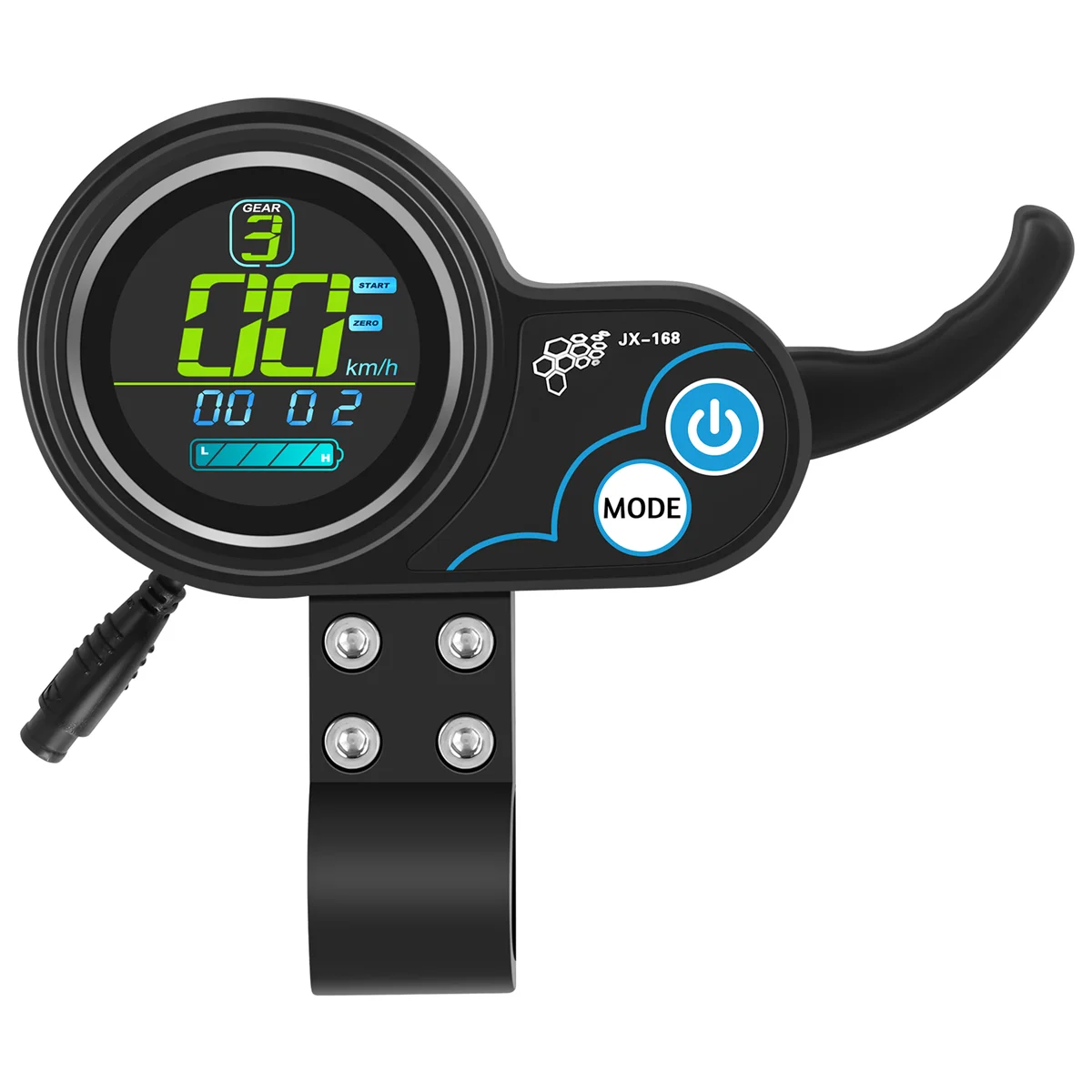 AUU--168 Acceleration Instrument Electric Scooter 36V/48V LCD Screen Governor Instrument Throttle Accessories