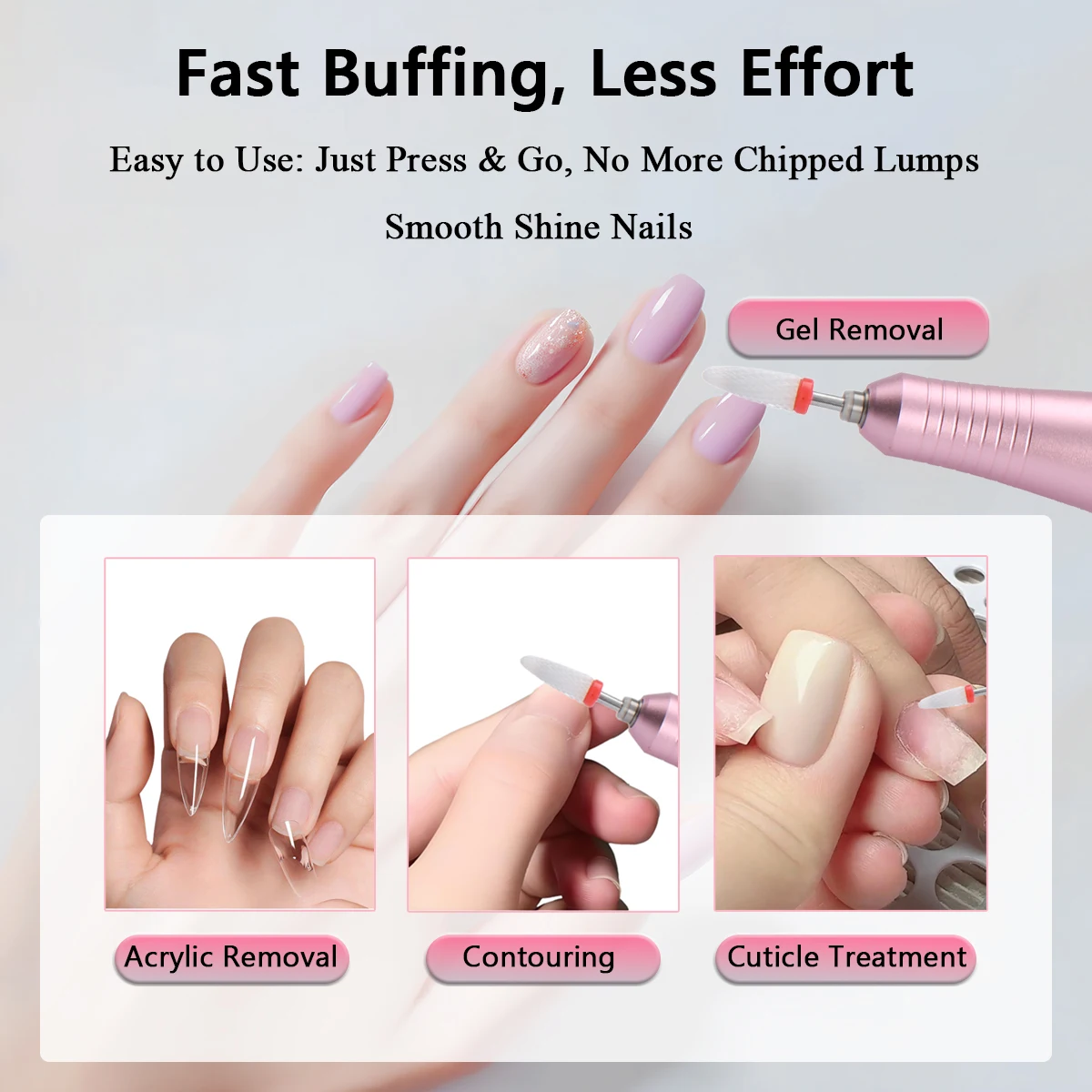 اللاسلكية 35000 دورة في الدقيقة مسمار الحفر القلم USB ملف الأظافر تلميع القلم قابلة للشحن مسمار آلة الحفر المحمولة مانيكير الحفر صالون أداة #3