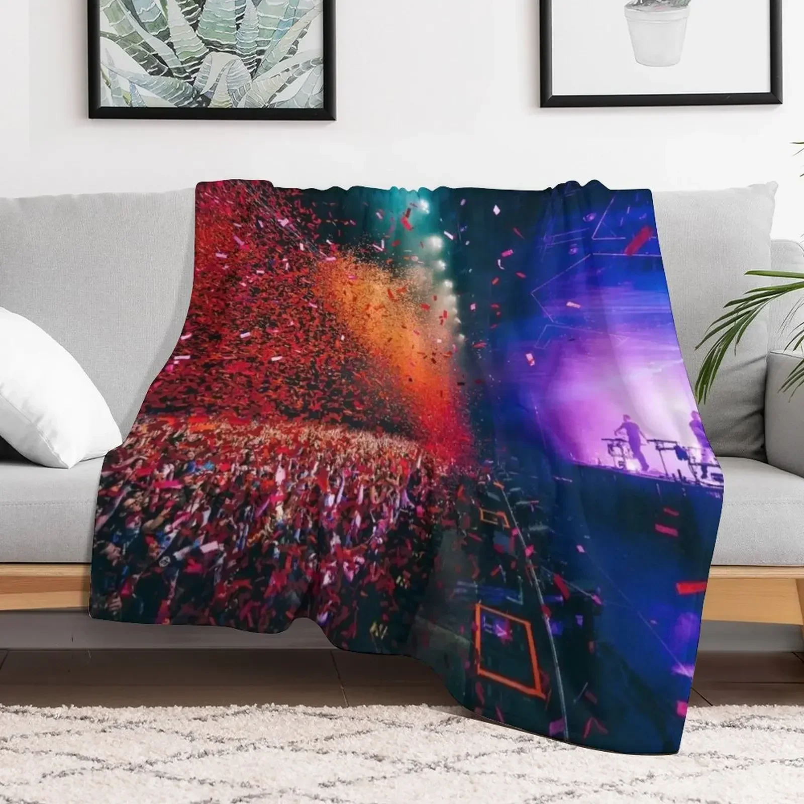 rave Throw Blanket decorative Giant Sofa Blankets