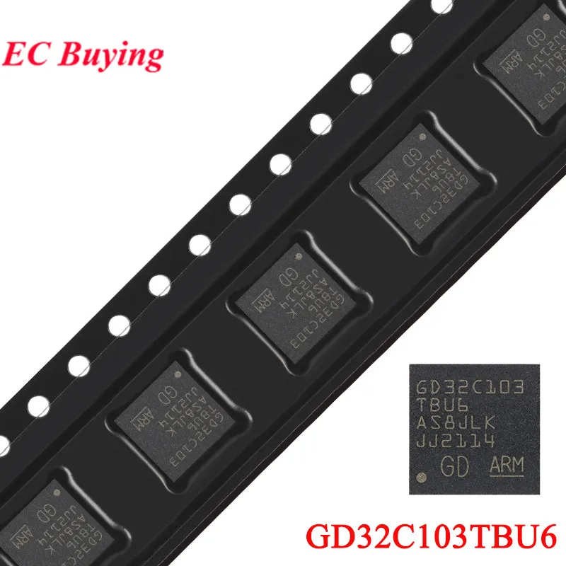 GD32C103TBU6 QFN-36 GD32C103 GD32 32C103TBU GD32C103T ARM Cortex-M4 32-bit Microcontroller MCU IC Controller Chip New Original