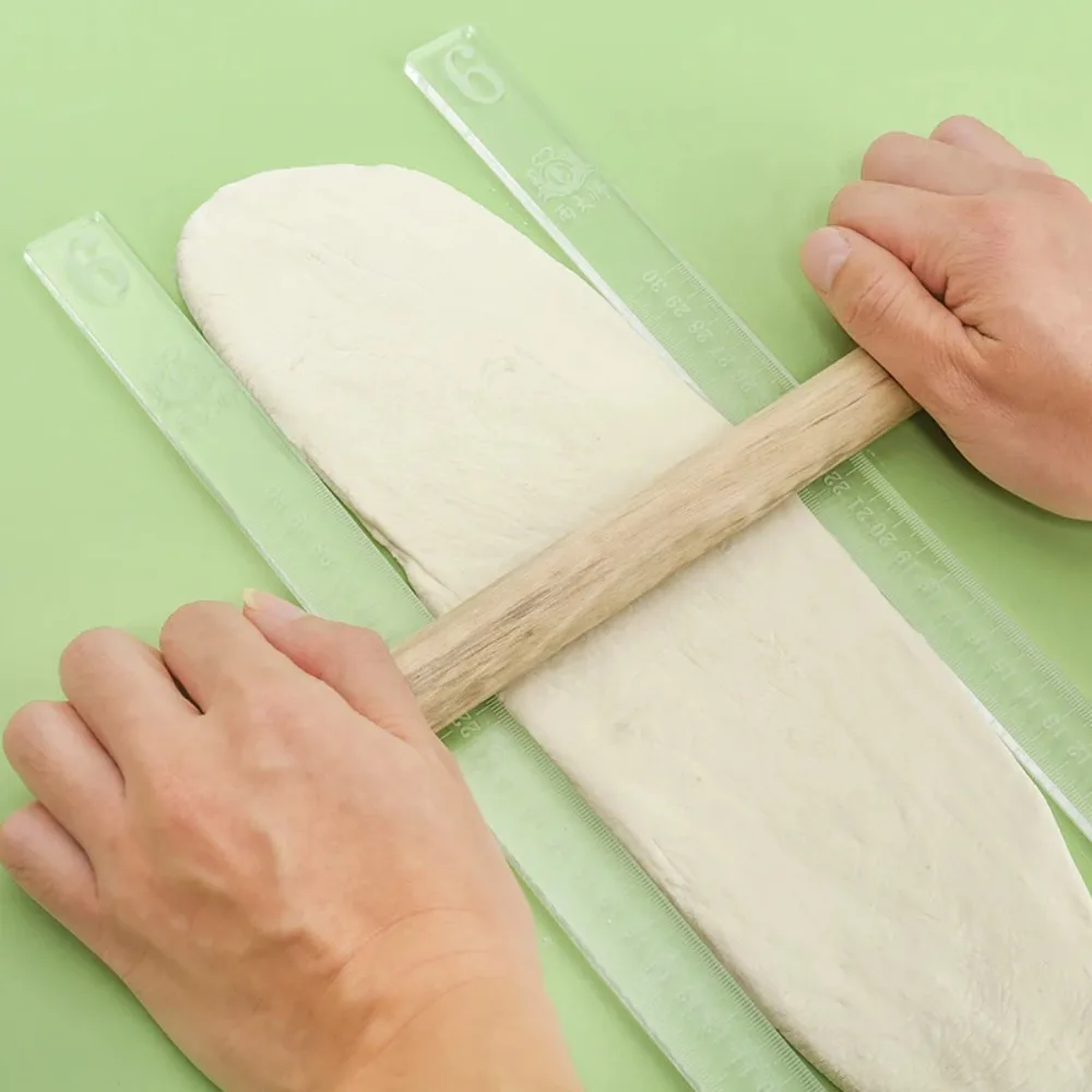 

2Pcs Acrylic Cookie Balance Ruler Laser Engraving Scale Tranasparent Biscuit Cake Rolling Tool 30cm Thickness