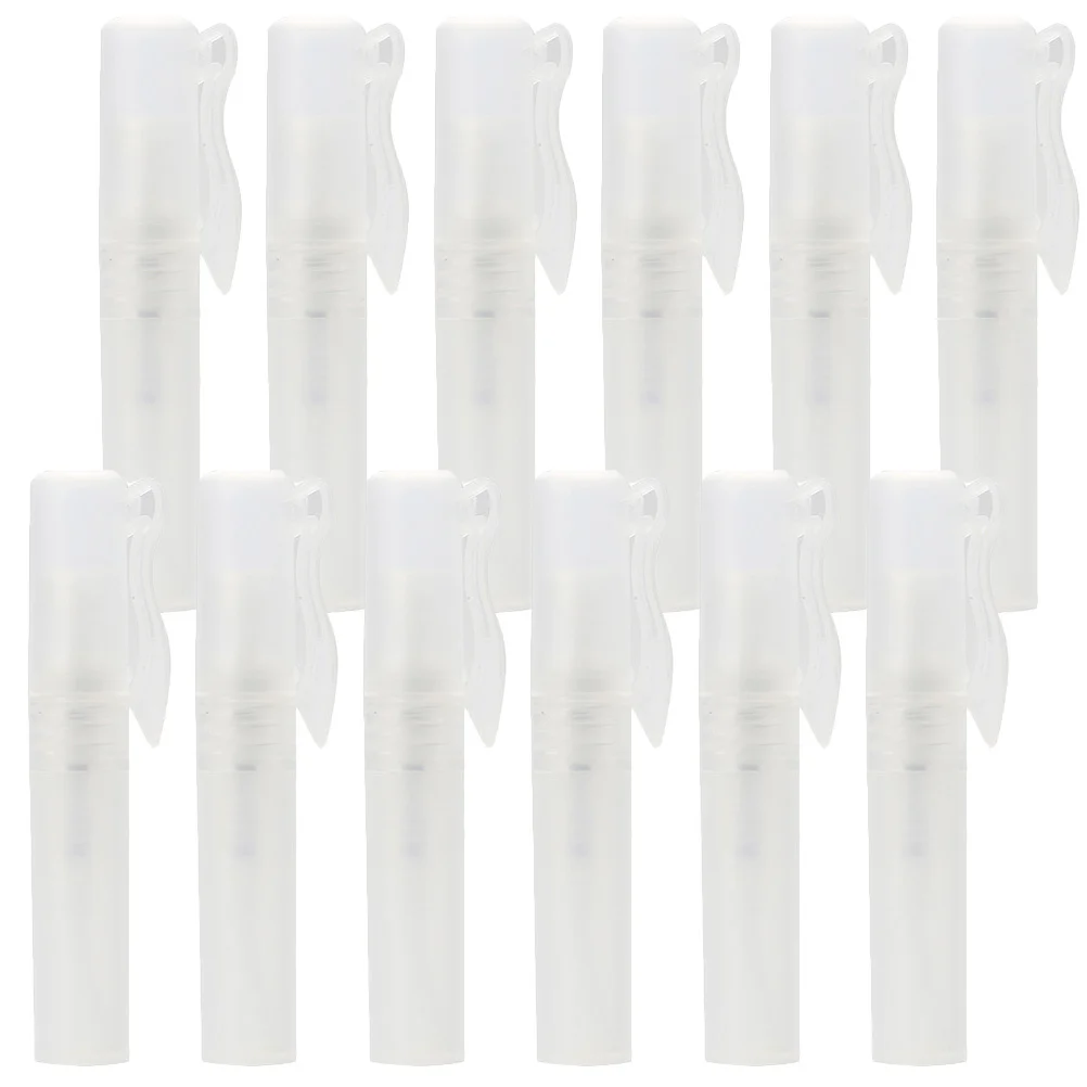 

12Pcs Mini Refillable Perfume Spray Bottles Clear Portable Leakproof Travel Size Plastic Spray Containers for Liquids