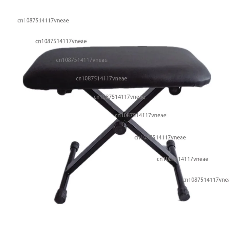 

Скамейка для фортепиано, регулируемая по высоте складная мягкая табуретка в стиле X, подушка для сиденья стула с противоскользящей резиной