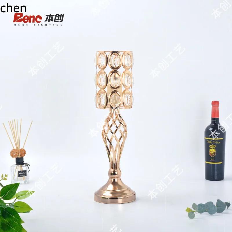 YFY  crystal candle holder - aromatic candle stand for guest rooms,   light luxury wedding decorations and ornaments