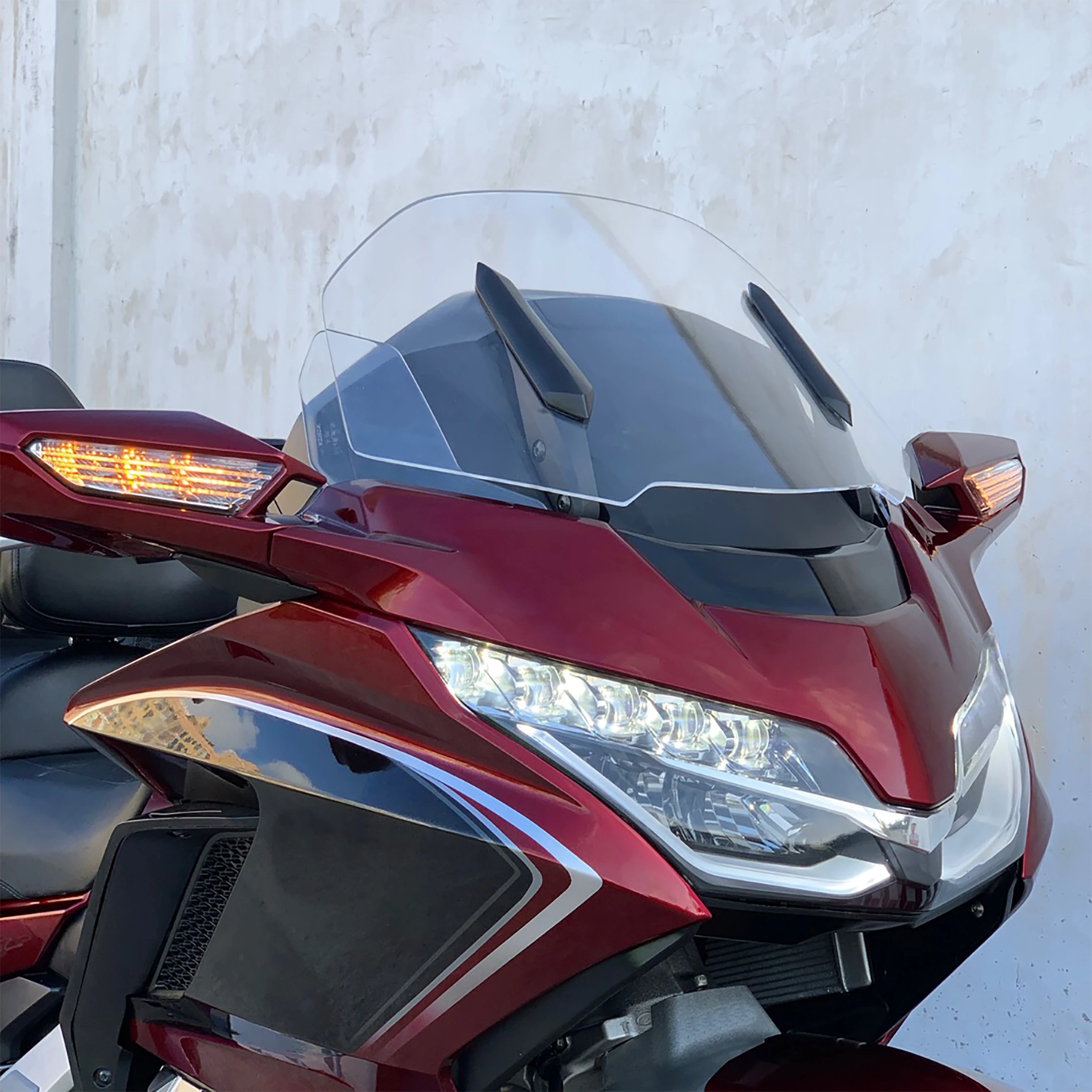 For Honda Gold Wing GL1800 GL1800B F6B Short Windscreen Spoiler Baffle Front Windshield Deflector Motorcycle 2018-2024