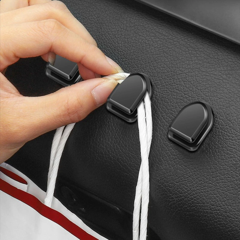 

Mini Car Hooks Interior Storage Holder for USB Cable Headphone Key Self-Adhesive Dashboard Wall Hanging Hook Auto Accessories