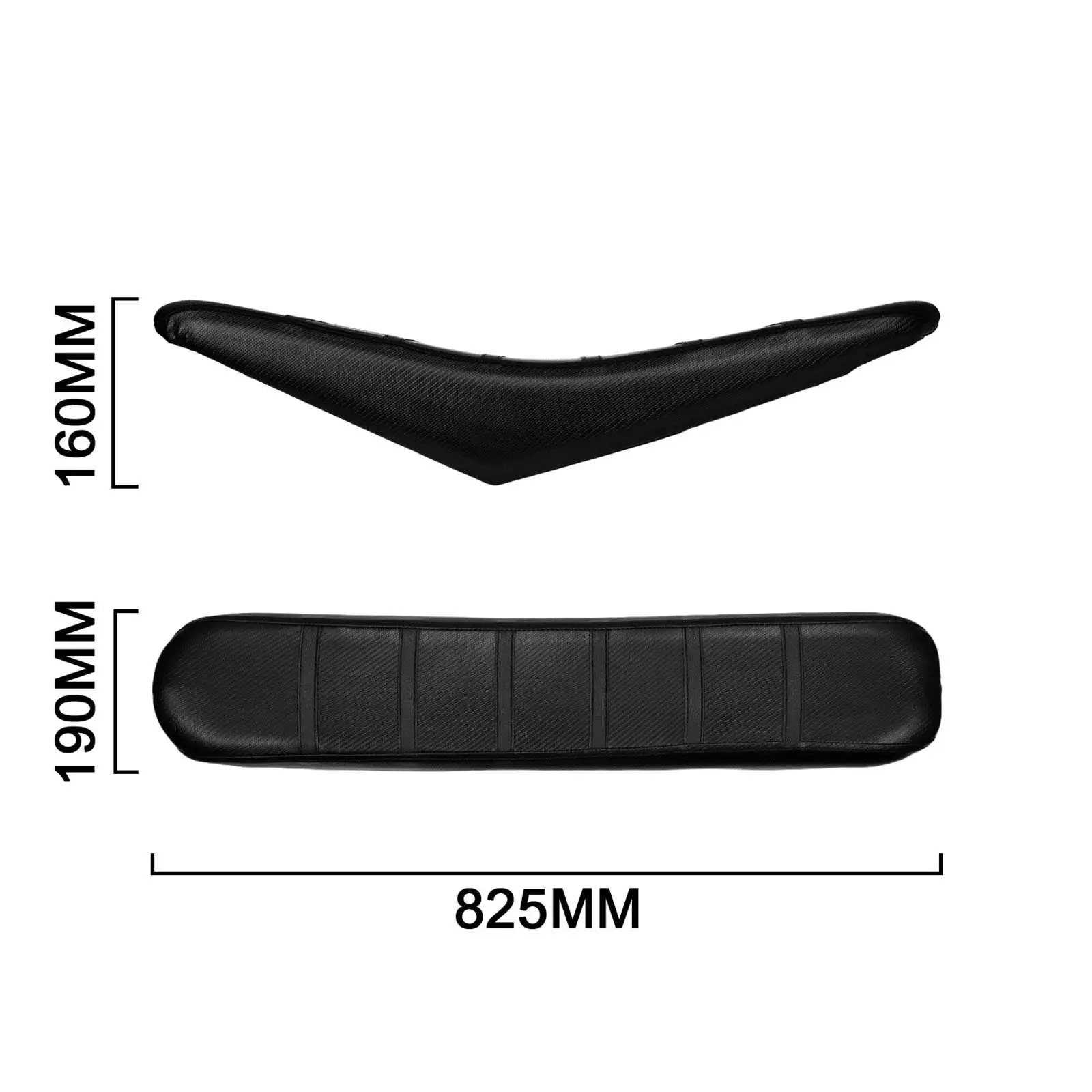 

Premium Motorcycle Seat Cover Waterproof PVC Leather Cushioned Direct Replace Dustproof for GT73 Accessories