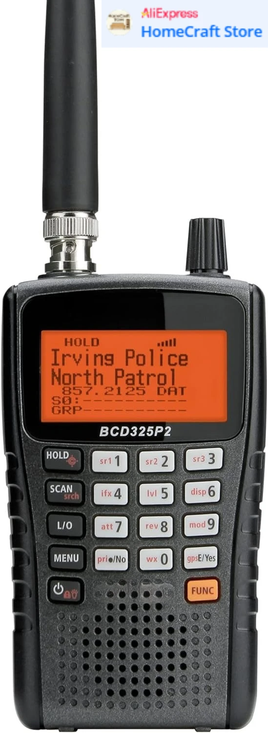 

Портативный сканер BCD325P2 TrunkTracker V. 25 000 динамически выделенных каналов. Технология захвата радиочастотных сигналов Close Call