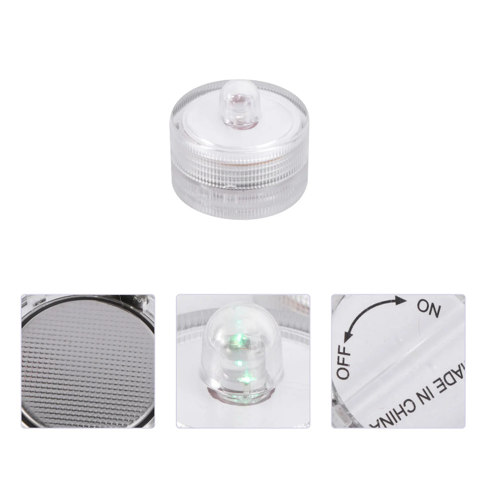 6 قطعة أضواء LED خضراء مقاومة للماء لعيد القديس باتريك مصباح ديكور للحفلات إضاءة المهرجانات ضوء الاستخدام المنزلي