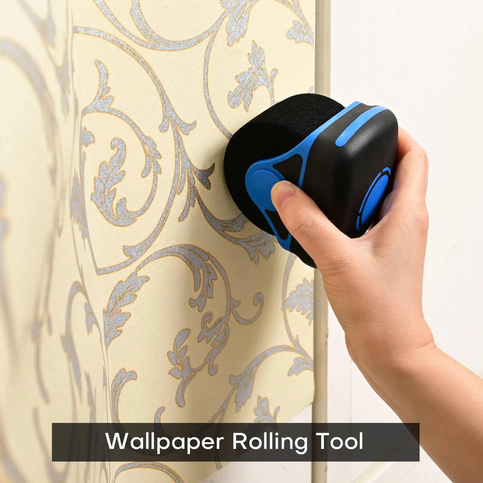 FOSHIO Auto-Vinylfolien-Presswalze mit Griff, Weiche Gummi/Schwamm-Rolle für Carbon-Lackfolien, Aufkleber, Tapeten und Bastelarbeiten – Detail 35