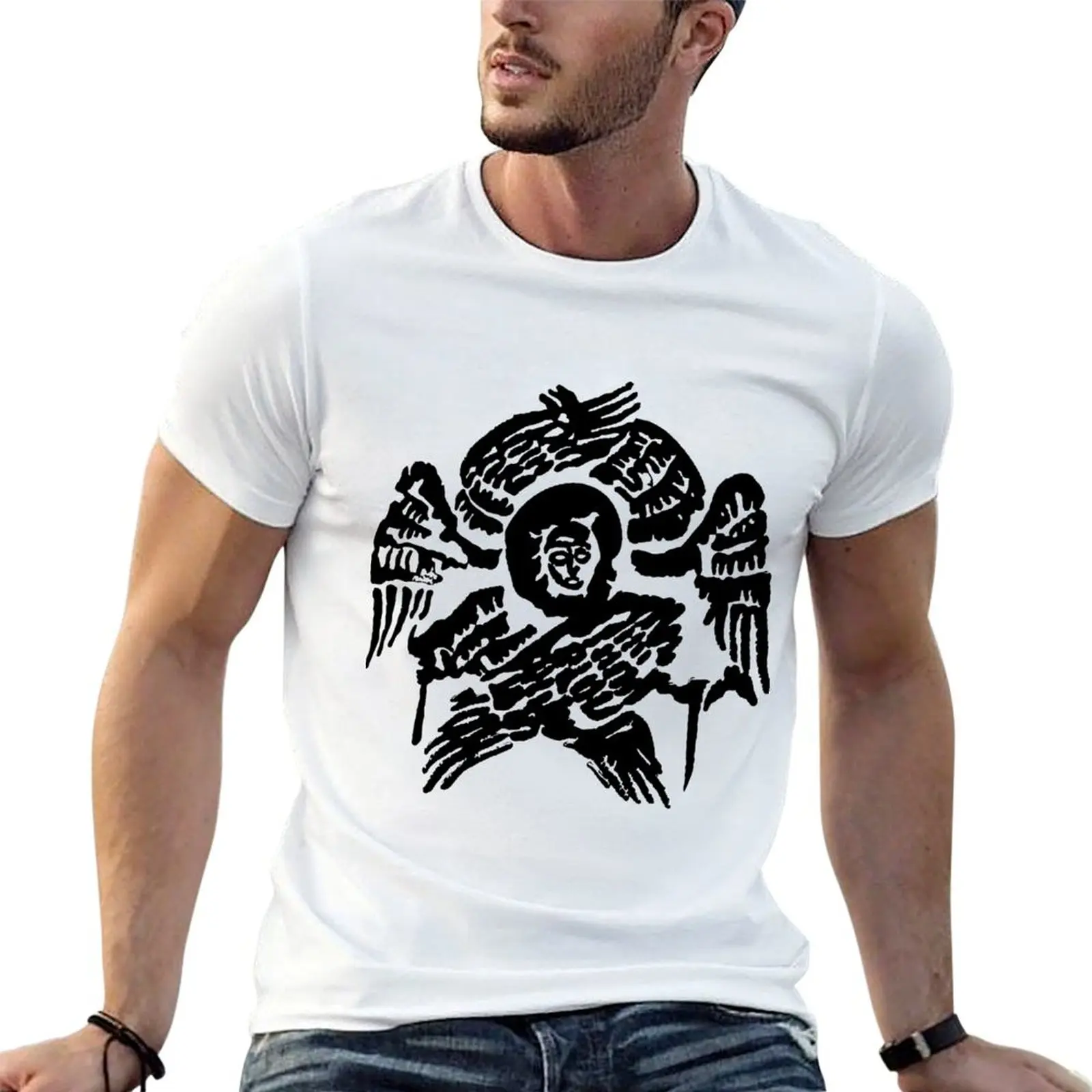 

printed Angel t t cotton man shirts shirt for T-Shirt Design Seraphim heavy man
