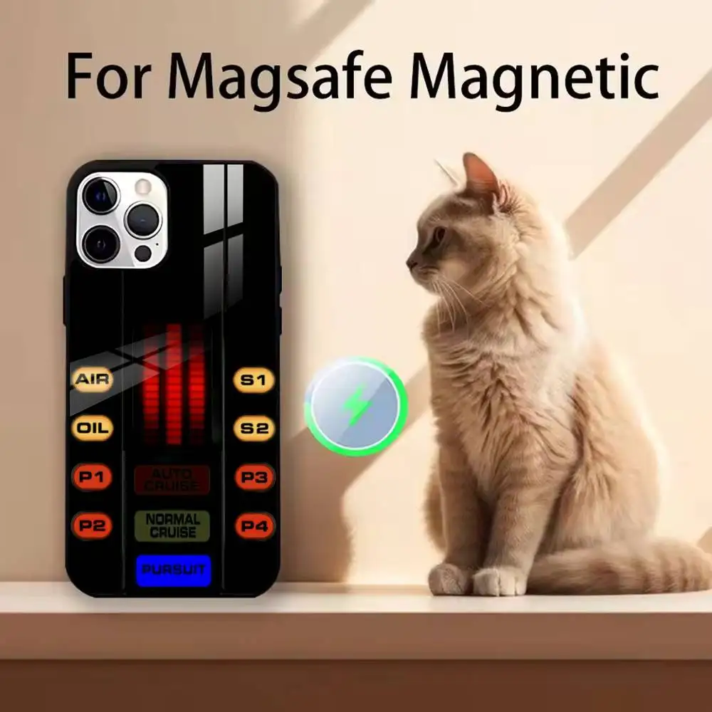 KITT Car Knight Rider  Phone Case For iPhone17,16,15,14,13,12,11,Pro,Max,Plus,,SE4,Magnetic Charging Compatible - view 6