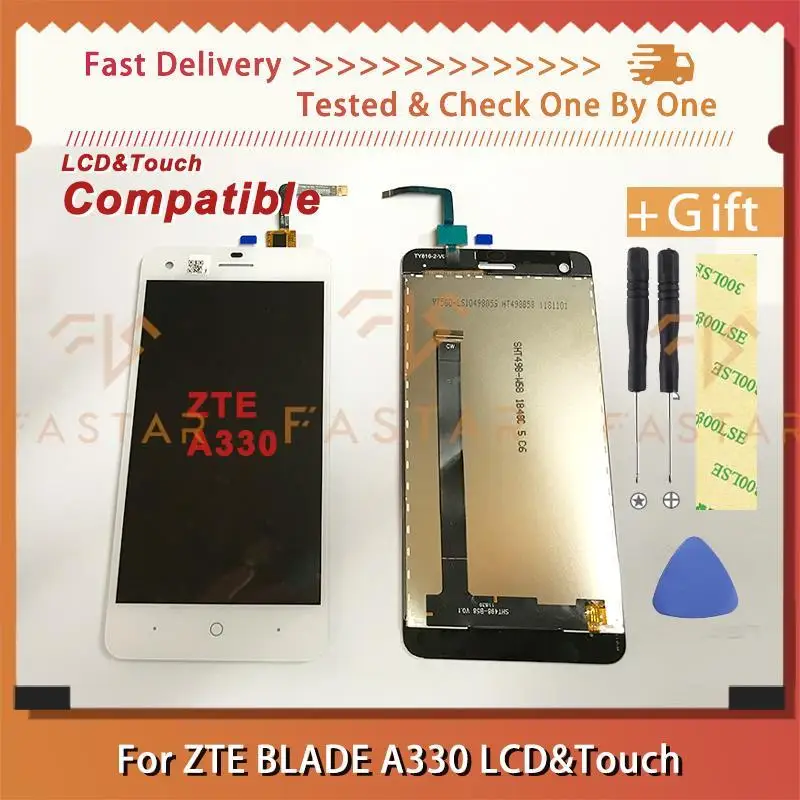 

5.0" Test For ZTE Blade A330 LCD Display Touch Screen Digitizer Assembly Replacement Touchscreen a330 lcd