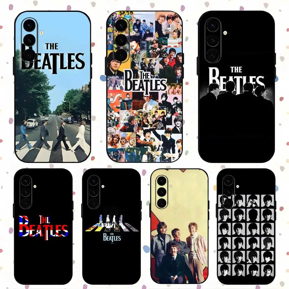 The Rock Band Phone Case For Samsung Galaxy S26 S25 S24 S23 S22 S21 Plus Ultra Fold A B-BeatlES-S Soft Black