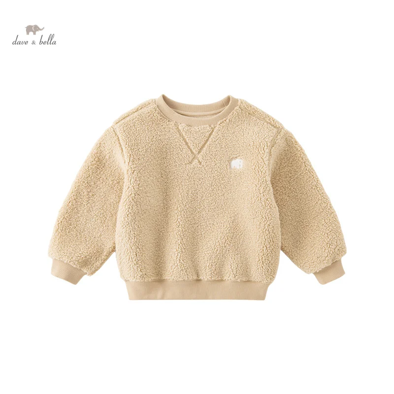 Dave Bella 2023 New Autumn Winter Girls Boys Baby Children Top Sweatshirt Casual Fashion Pullover Gentle Outdoor Party DB4237447