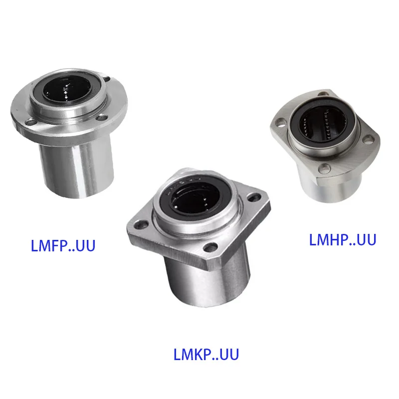 

1PC LMFP50UU LMHP50UU LMKP50UU 50mm Square Oval Round Guided Flange Linear Motion Ball Bearings Bush CNC Parts for 3D Printer