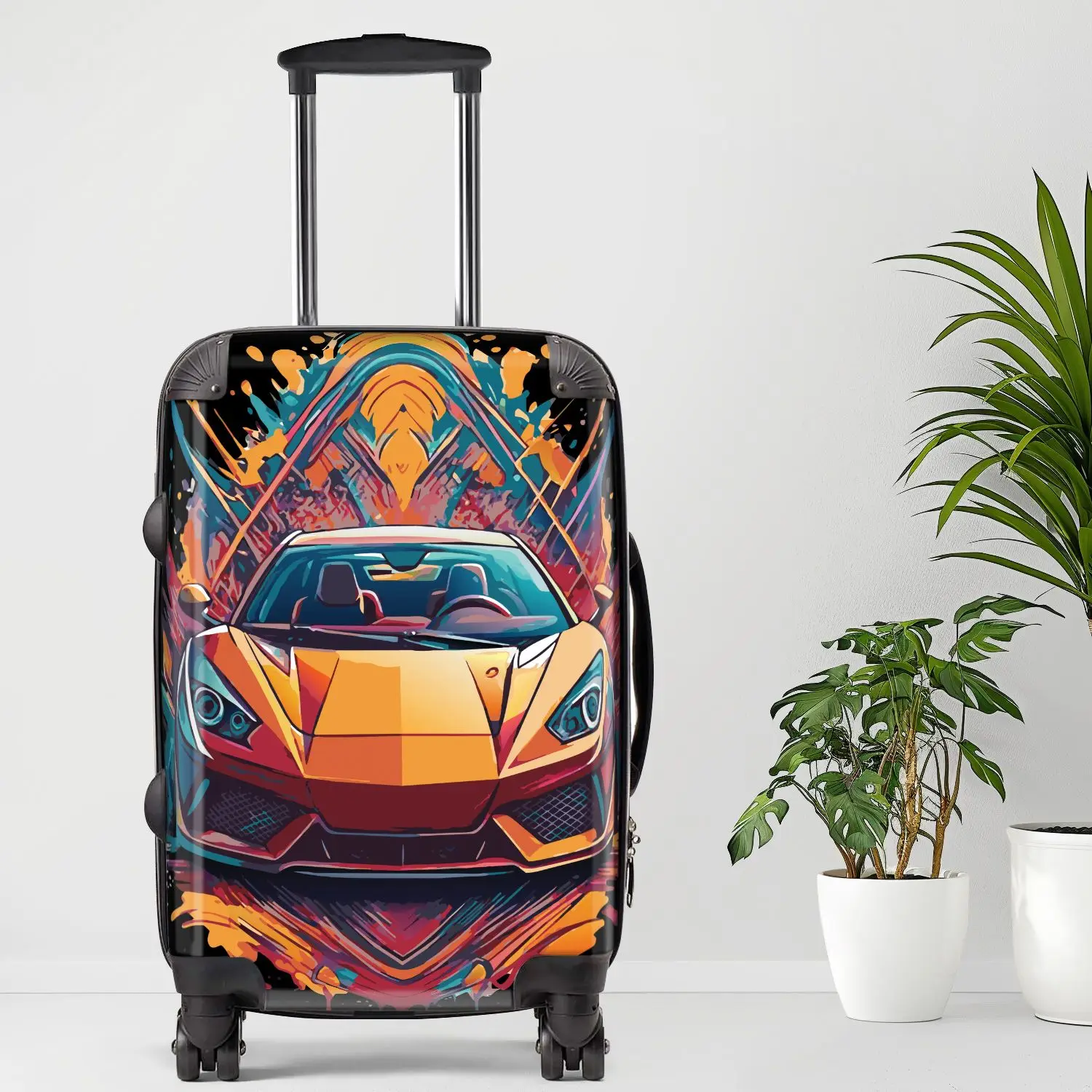 

Car Luggage, 20/24/28 Inch Luggage, Carry-On, Custom Luggage, Luggage Set, Suitcase, Travel, Vacation, Cabin Suitcase, Custom Su