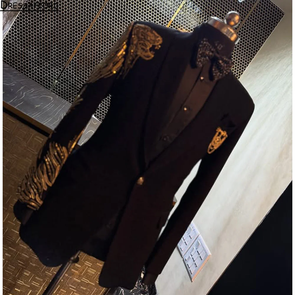 

Формальные мужские костюмы, приталенные свадебные смокинги для жениха с пиковыми лацканами, комплекты из 2 предметов, мужские двубортные пиджаки, костюм Homme