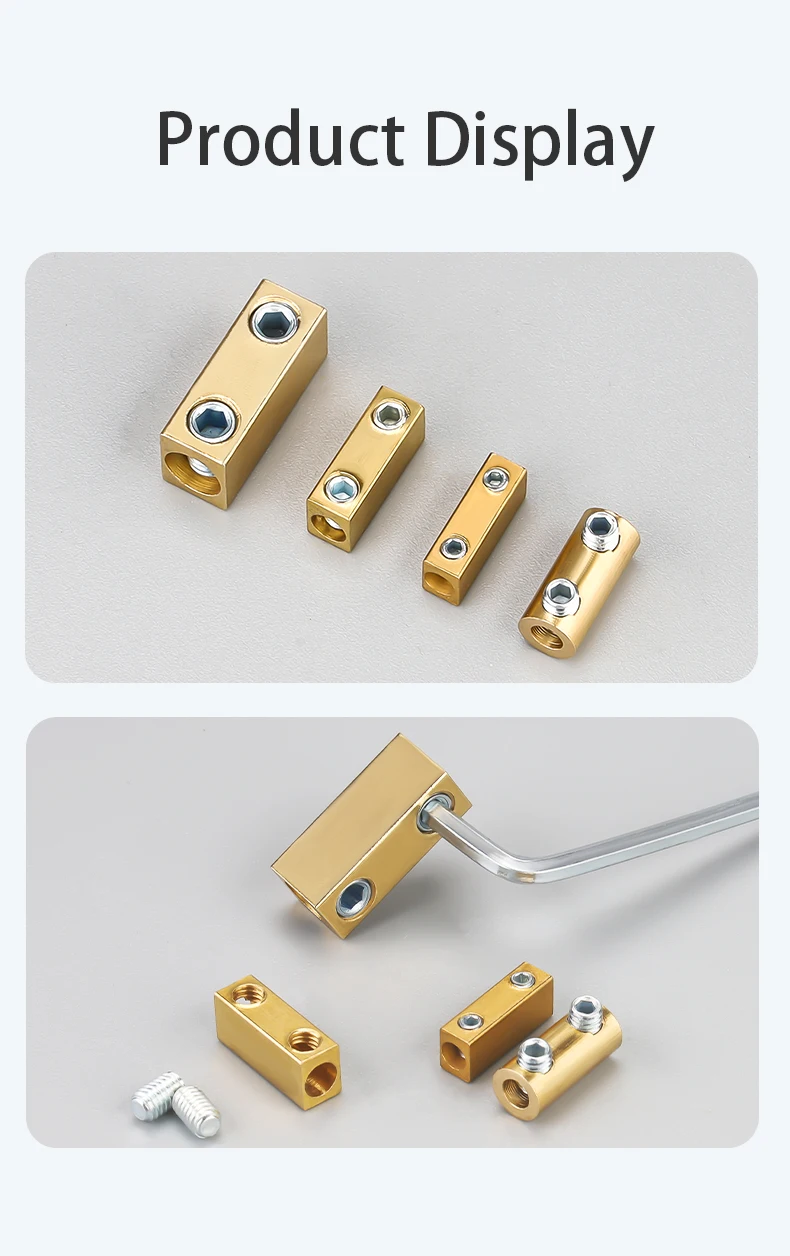 Messing-Klemmenblock mit Schrumpfschlauch 10/20/60A Hochstrom Wasserdichte Elektrische Kabelverbindung 1-in-1-Aus Druckfreie Verbindung – Detail 8