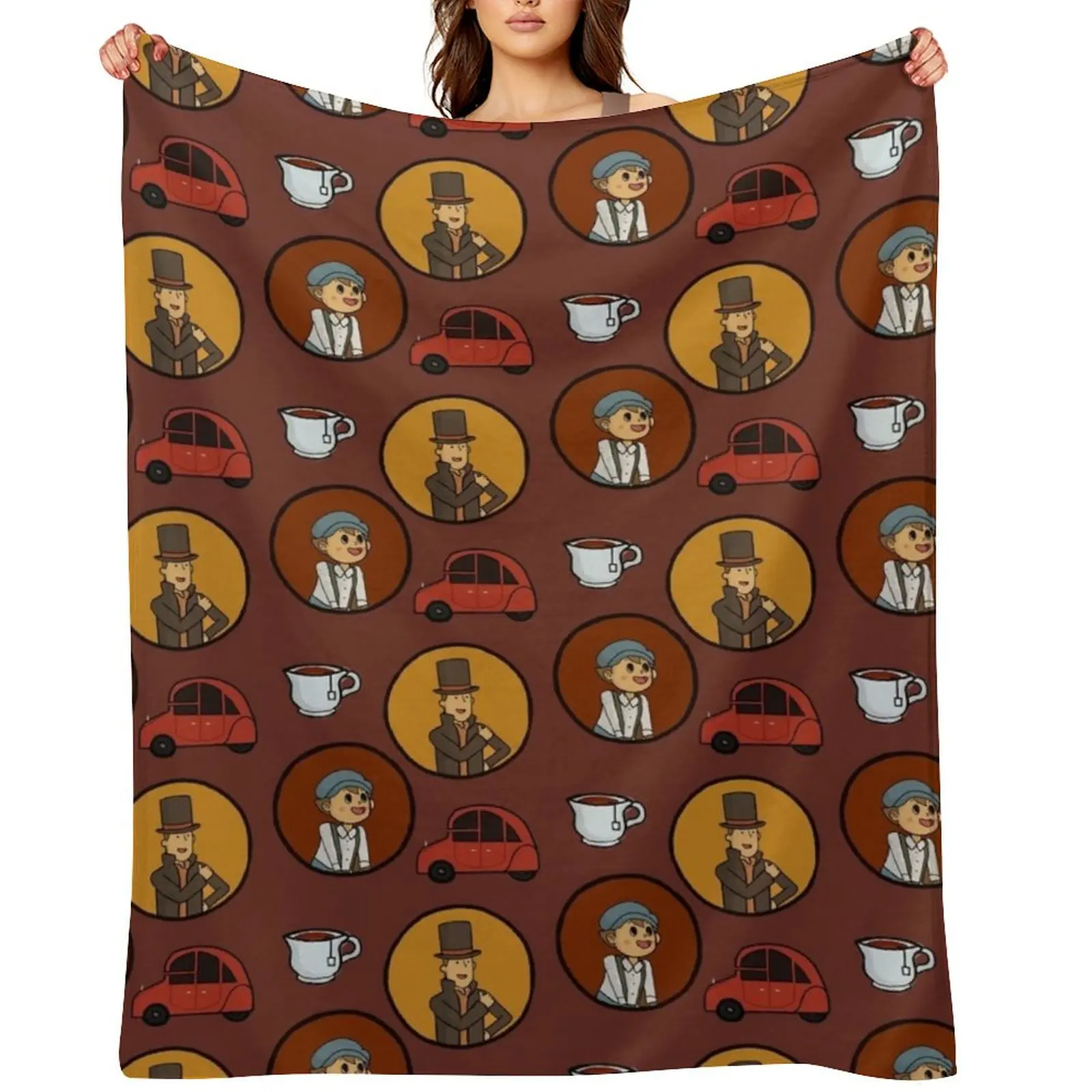 

Puzzle duo Throw Blanket Cute Baby Designers Soft Blankets