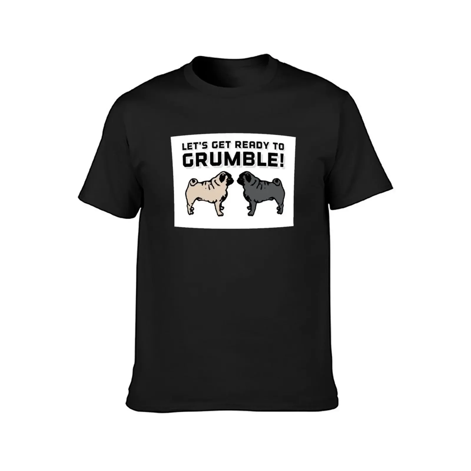 Let's Get Ready to Grumble! T-Shirt hippie clothes cotton graphic tees summer clothes vintage clothes Short sleeve tee men