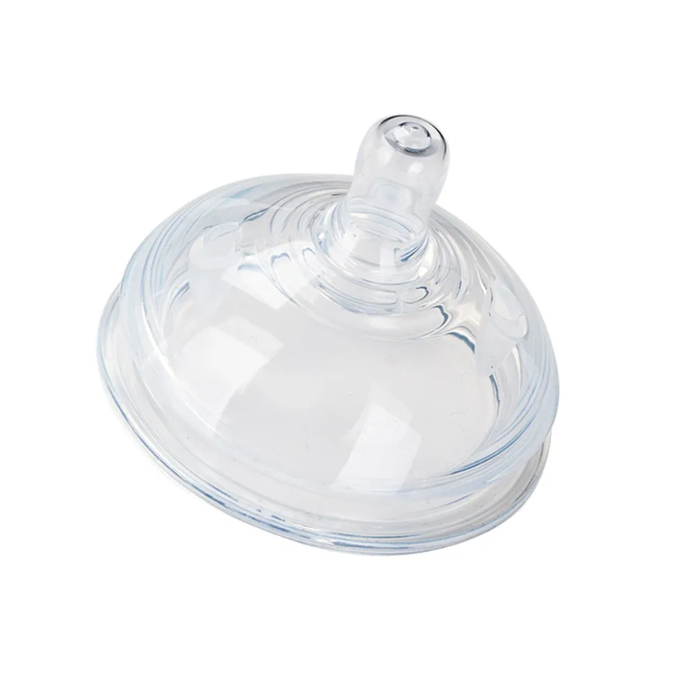 

2Pcs Smooth Contour Silicone Pacifier for Infant Safety Bottle Nipple Style Pacifier Gift for Baby Shower