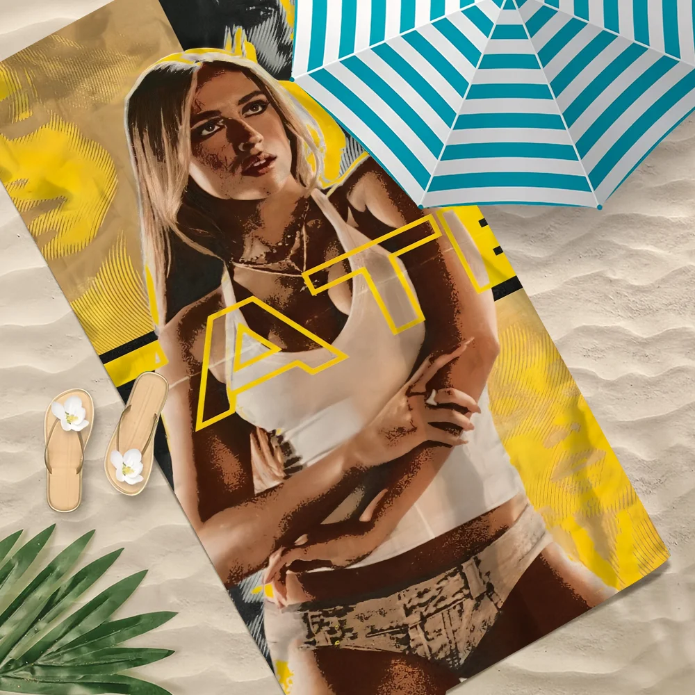 THINK LATER-T-tate Singer M-mcRae-e Handtuch Strand Schnelltrocknende weiche Poolhandtücher Geschenk für Reisen Fitnessstudio Dusche Camping Sport