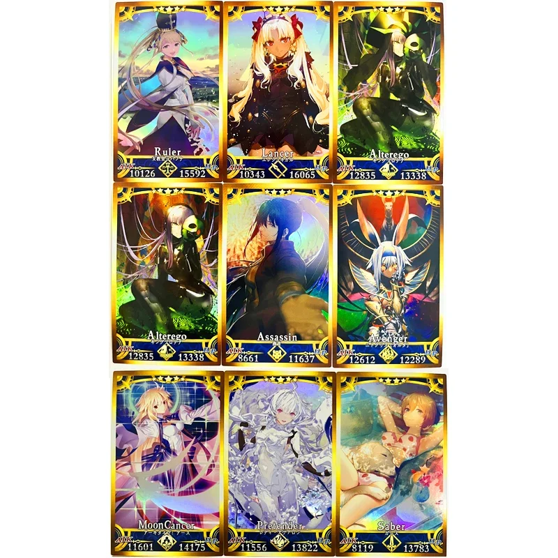 46pca/set Fate FGO No.5 Moon Cancer Pretender saber ACG Sexy Toys Hobbies Hobby Collectibles Game Collection Anime Cards