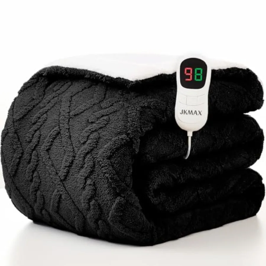 

Heated Electric Blanket Full Size-72"x84" Heating Blanket with 10 Heating Levels and 5 Time Settings Over-Heat Protection Winte