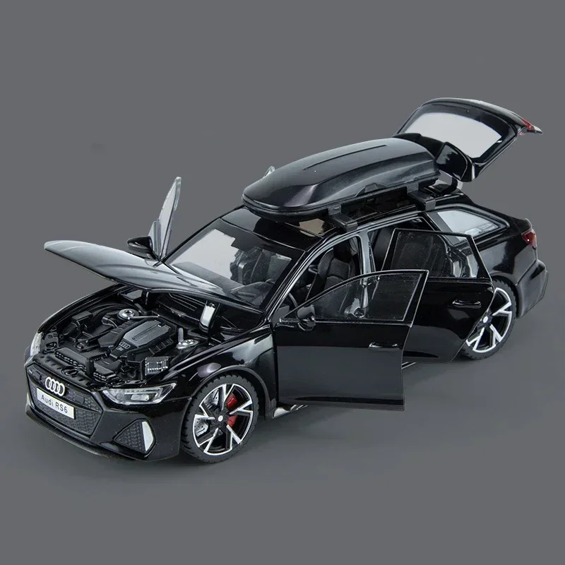 

RS6 Quattro Station Wagon Alloy Model Car Toy 1:32 Diecasts Metal Casting Sound and Light Car Toys Vehicle