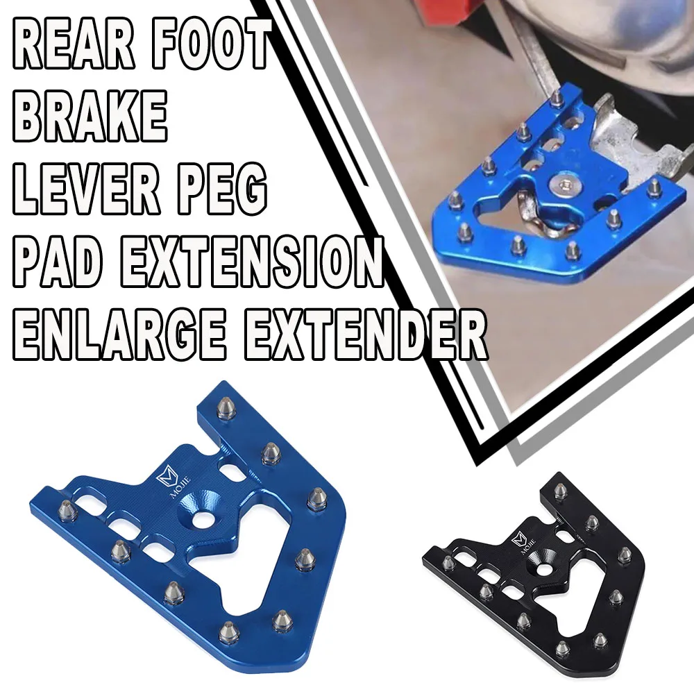 

CNC ATV Brake Pedal Step Plate Tip Extender For YAMAHA RAPTOR 700 13-23 700R YFM YFM700 YFM700R 16-23 Accessories Aluminum