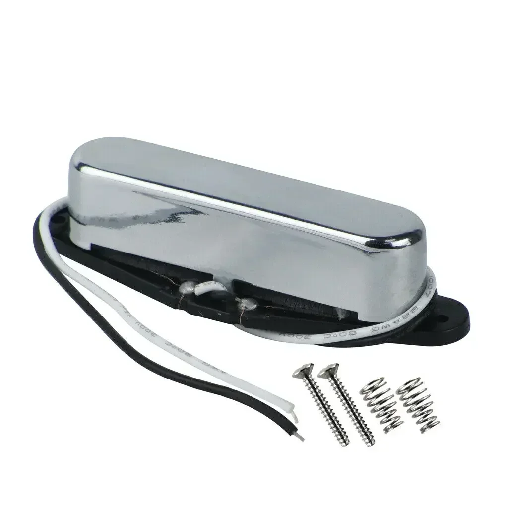 QX Music Store-Guitar Neck Pickup Alnico 5 Single Coil  Chrome