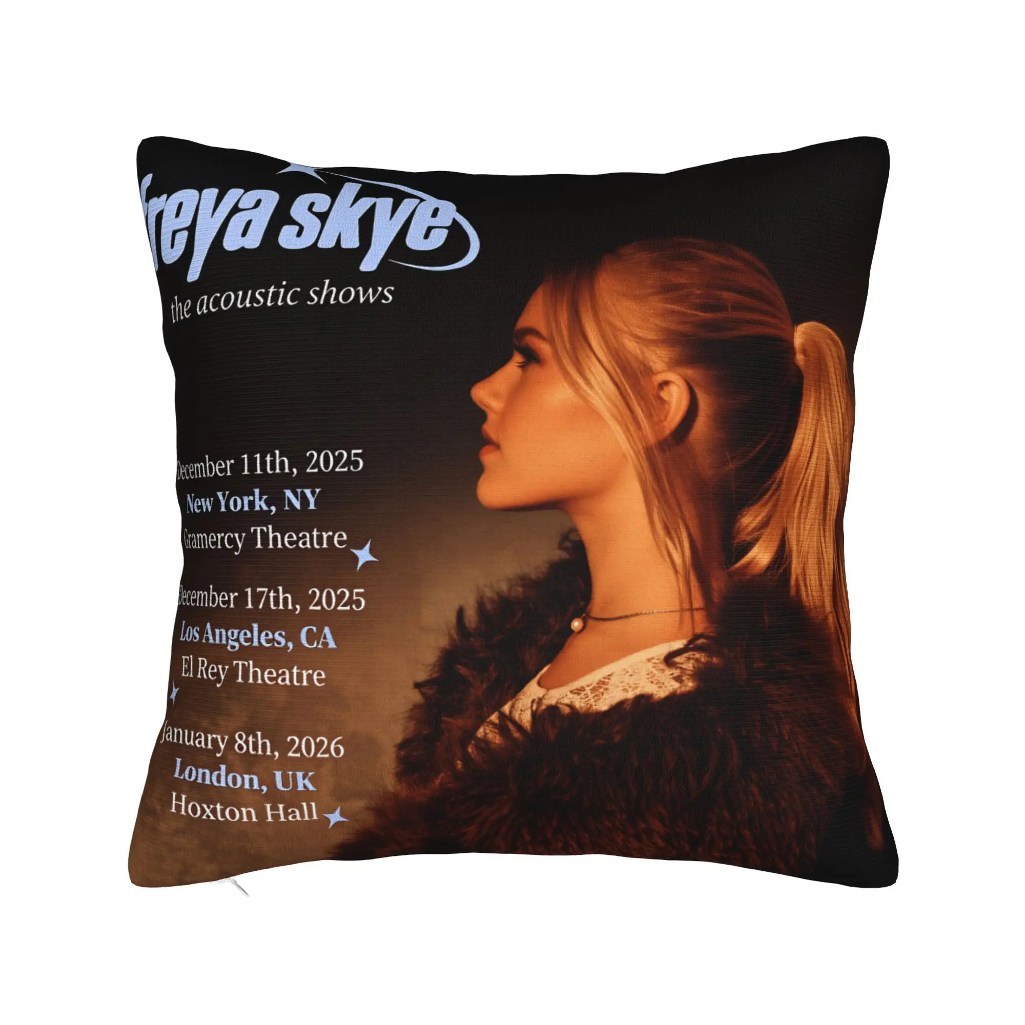 Retro Freya Skye  Pop Art Pattern   Pillow Cover Pillow Case For Living Room Chair Cushion Cover Polyester Design Pillowcases