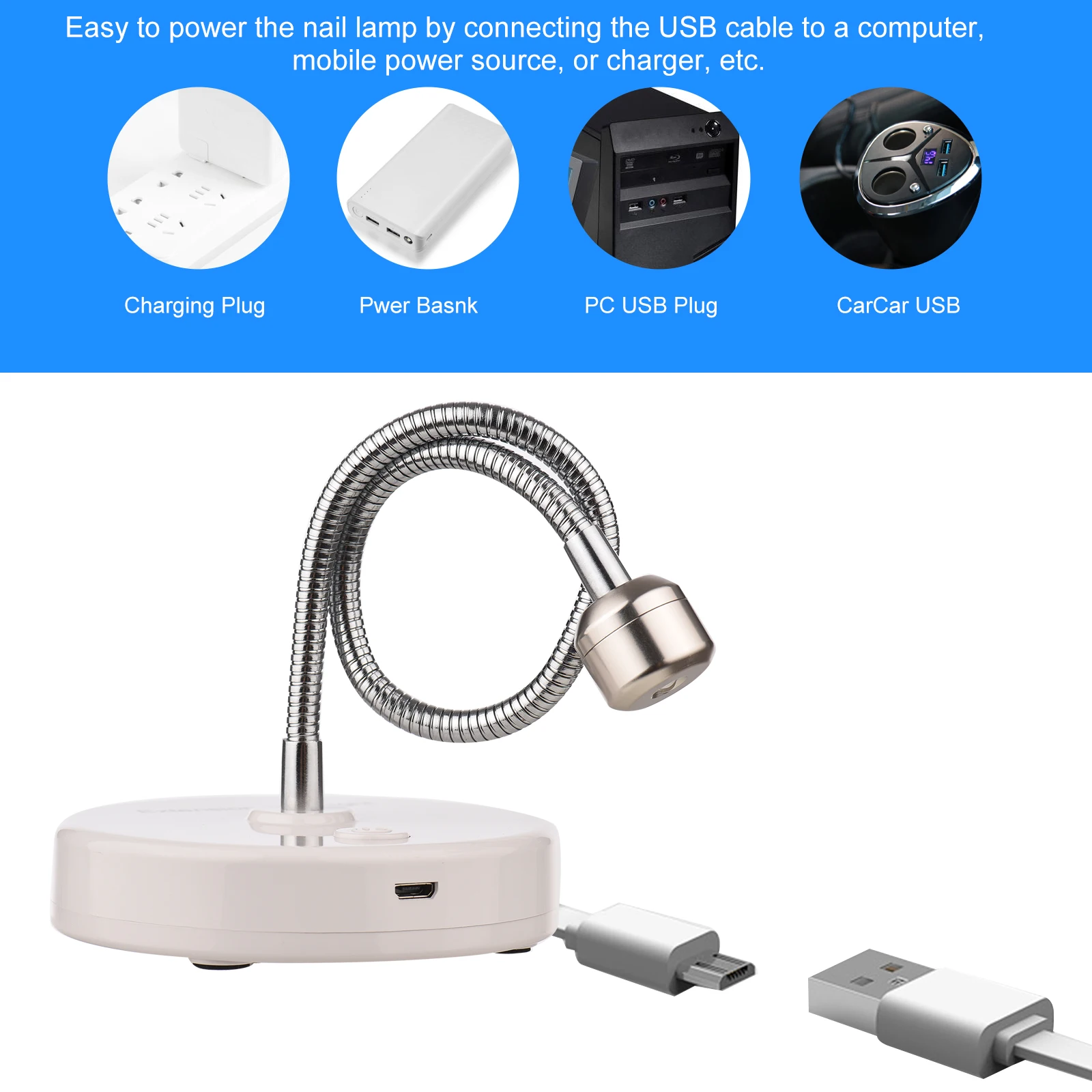 미니 UV LED 네일 램프 젤 폴리쉬 건조기 큐어링 램프 네일 아트 도구 UV 라이트 LED 테라피 라이트 네일용 LED 램프