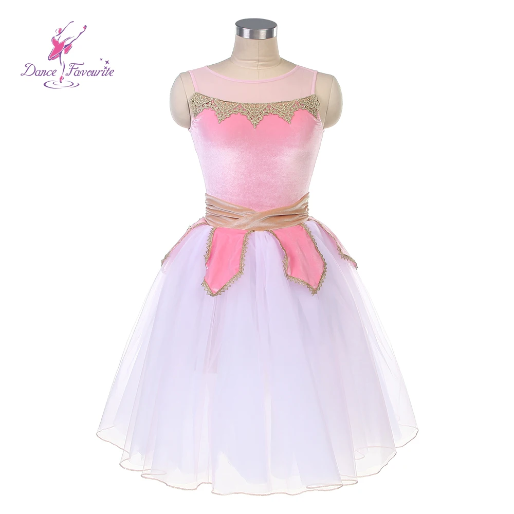 

Dance Favourite Ballet Tutus 25012 Pink Velvet Ballet Tutu Dance Costumes Romantic Long Ballet Tutu Dance Cosutme