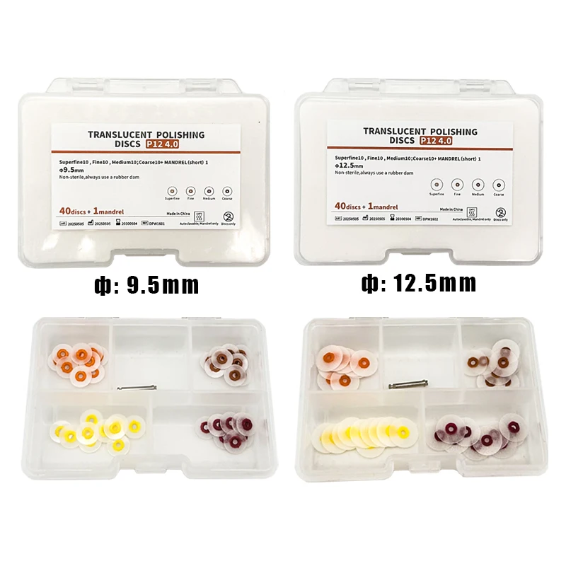 Dental Composite Polishing Discs Contouring Mandrel Translucent Snap Type Finishing&Polishing Discs Restoration Material Dentist view 6
