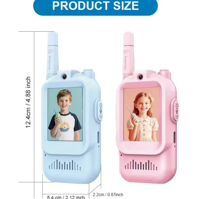 لاسلكي لاسلكي تخاطب فيديو إنترفون في الهواء الطلق طويلة المدى الوالدين والطفل التفاعلية الذكية النداء لعبة كهربائية 2 حزم مجموعة الاطفال هدية