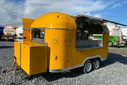 Street Snack Vending Equipment Coffee Food Trailer Best Selling High Quality Mobile Street Food Fast Food Trailers