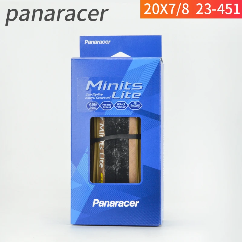 Panaracer Minits Lite PT 20x1.25 20x1 1/8 20x7/8 Bicycle Tire 20inch 406 451 Anti-puncture Folding Bike Small Wheel Tires