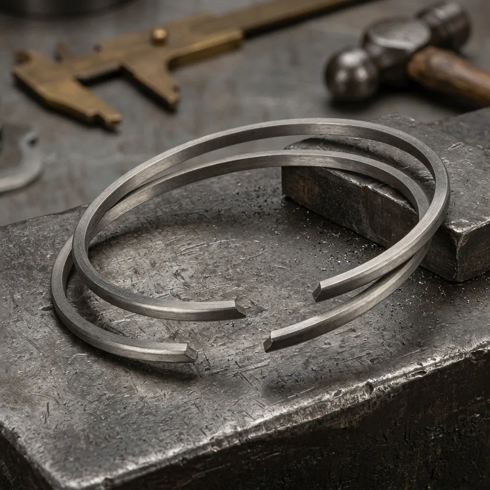 2pcs Engine For Piston Rings 4123 034 3000 Compatible with FS56 FS62 FS62R FS66 FS66R 31mm Cylinder 1.2mm Ring Size