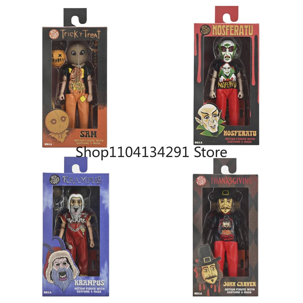 

Original NECA Halloween Child Ben Cooper Cloth-Doll Articulated Action Figure Children's Toy Collectible Model