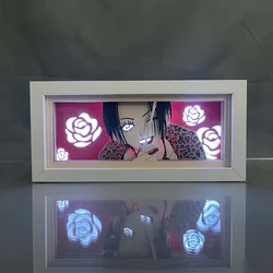 Anime Lightbox Nana Osaki For Kids Room Decor Nana Osaki Paper Cut Shadow 3d Light Box Beside Table Lamp Manga Led Night Light