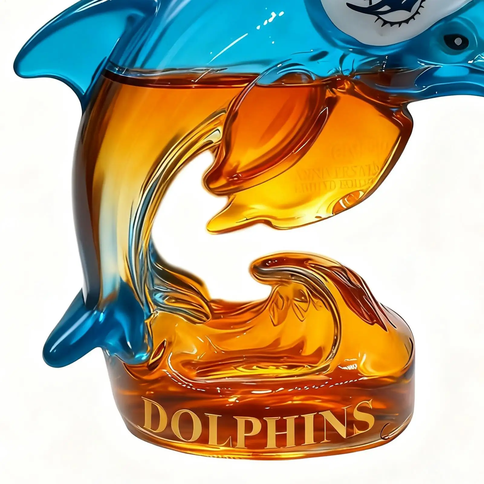 

Whiskey Bottles 320ml Clear Whale Shape Dispenser Empty Whiskey Decanter For Men Dad Family Party Drinking Wine Vodka Bourbon