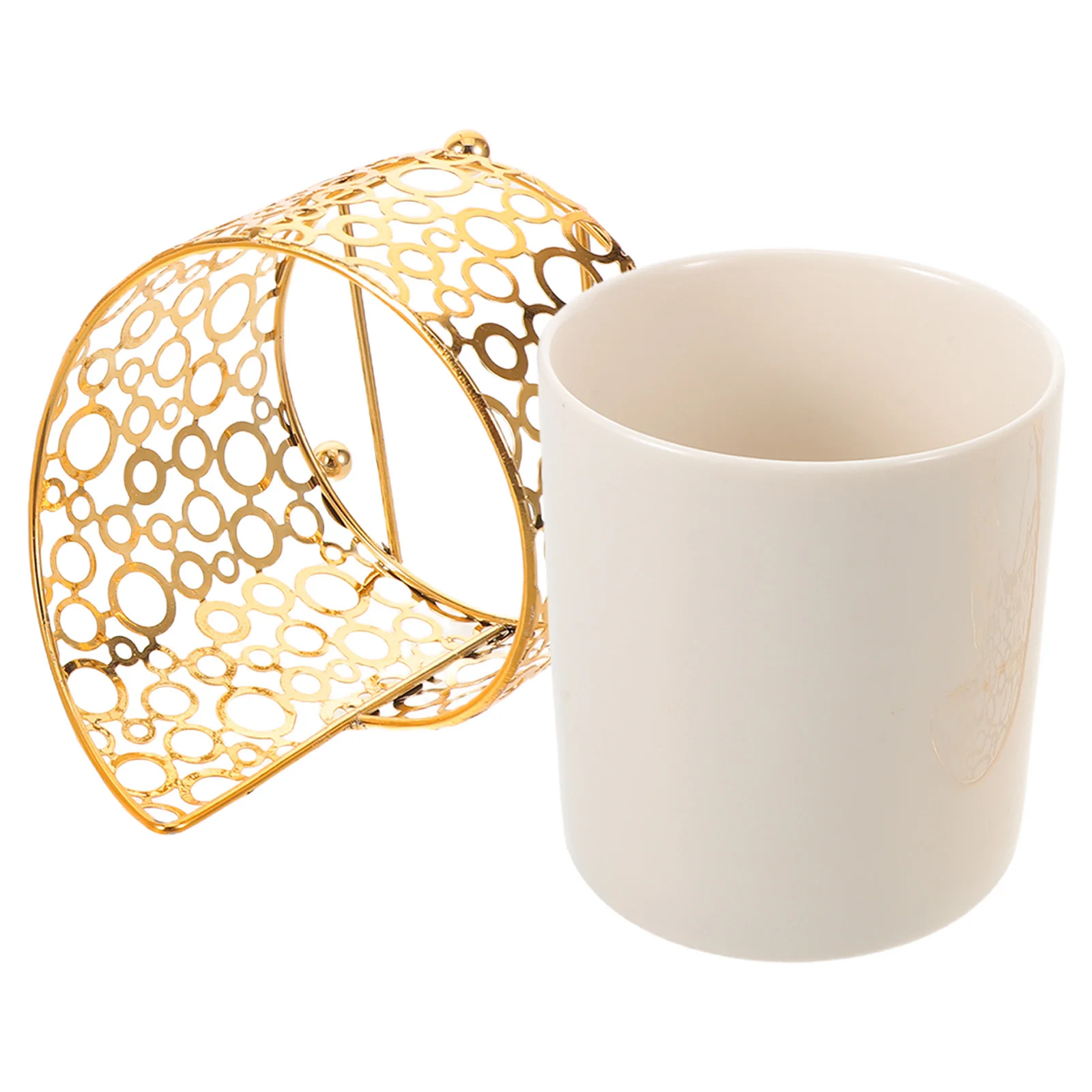 

Ceramic Spoon Holder for Coffee Bar Small Utensil Caddy Teaspoon Stirrer Fruit Fork Storage Jar Countertop Coffee Station